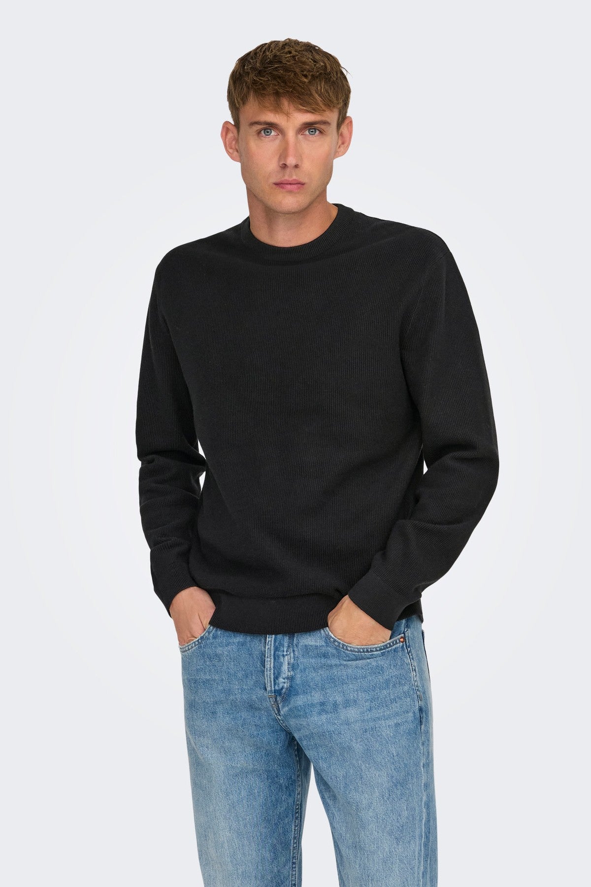 Striktrøje - ONSTONY, Black, ONLY & SONS