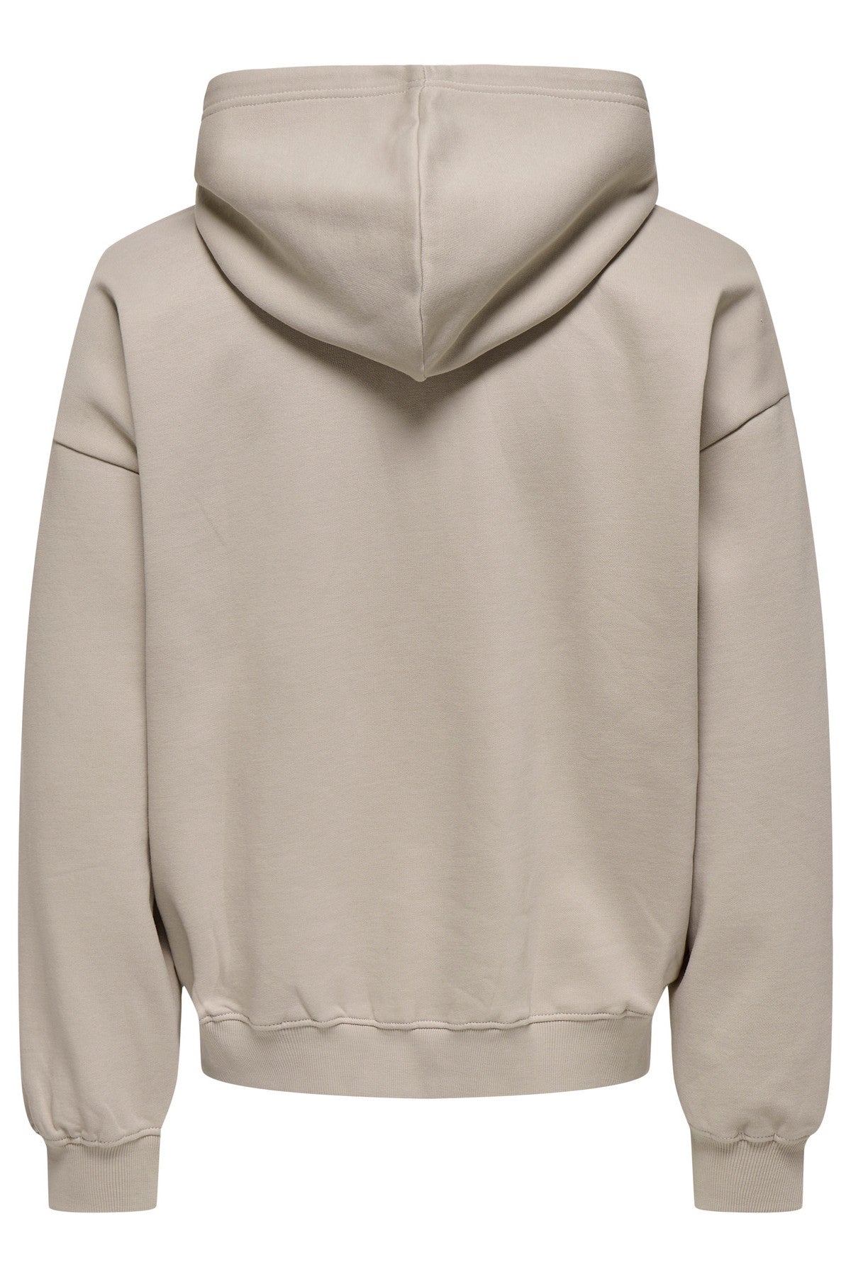Beige Turner zip-up hoodie i økologisk bomuld og polyester for komfort og holdbarhed.