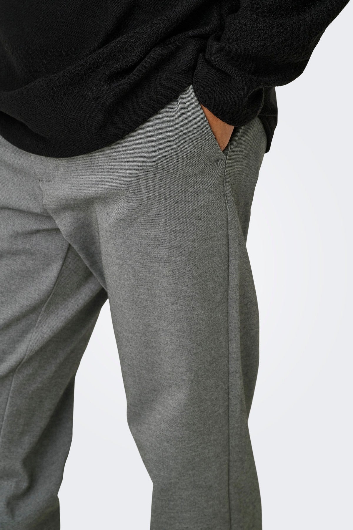 Chino bukser, Regular fit, Grå