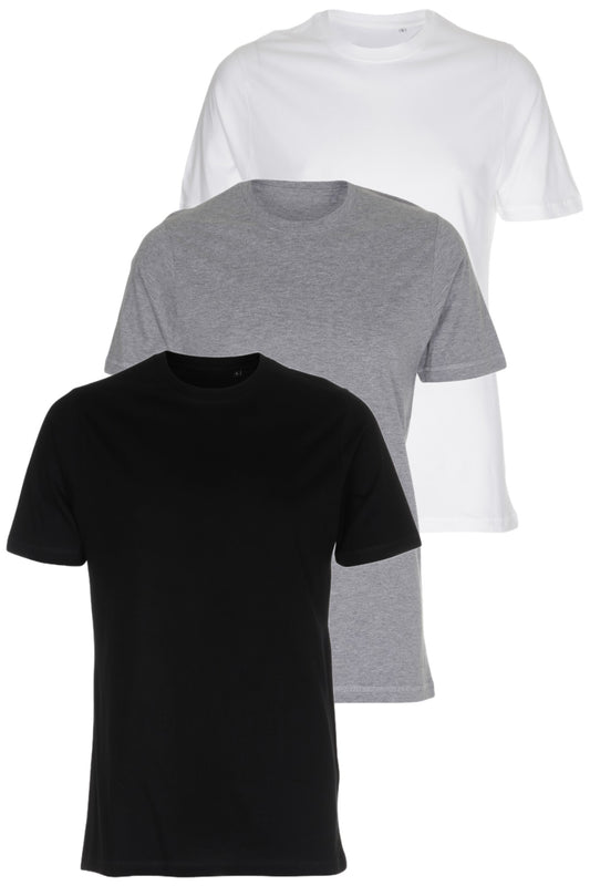 Classic Fitted T-shirt, 3 stk.