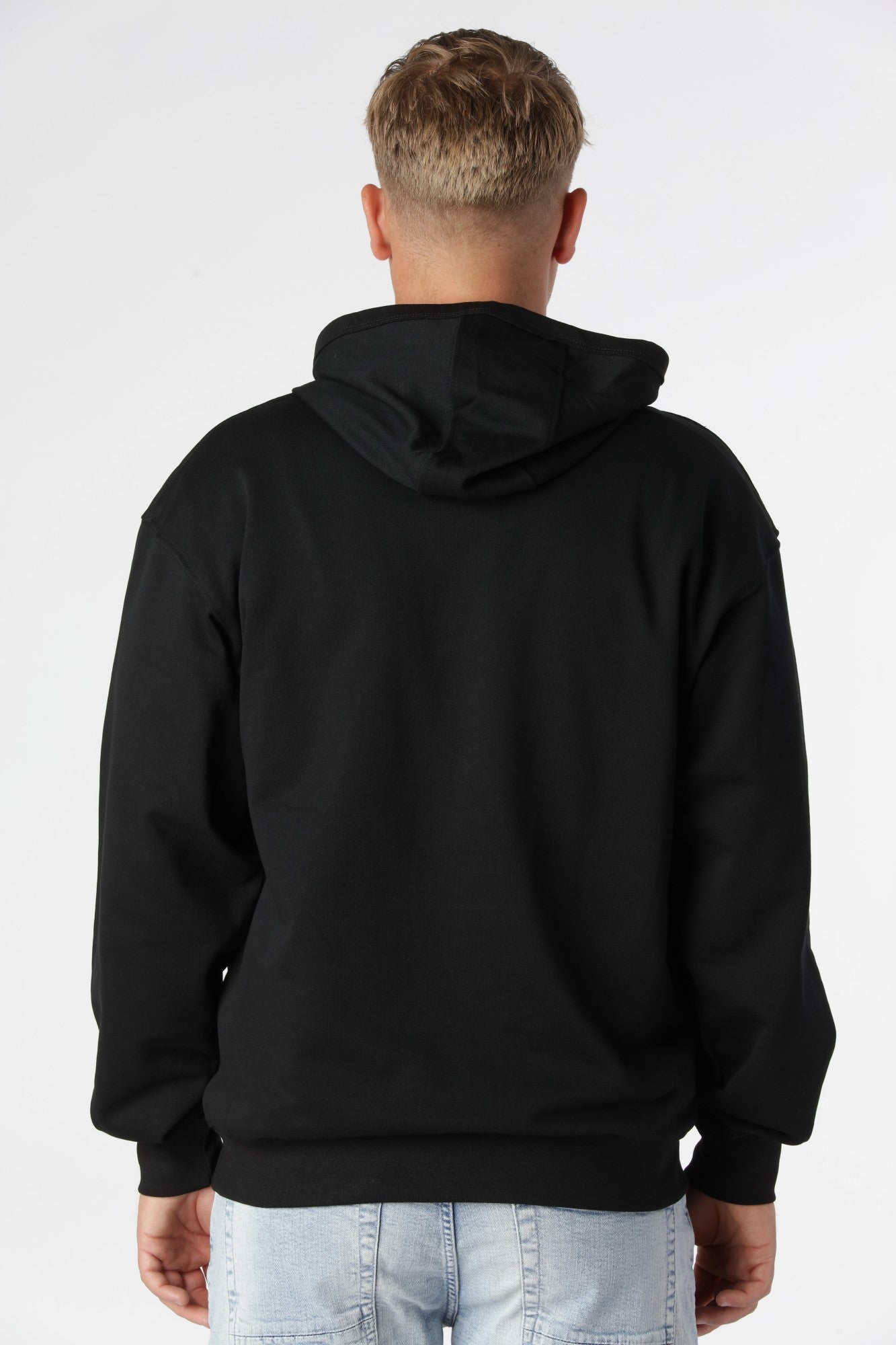 Klassisk Hoodie, Svart